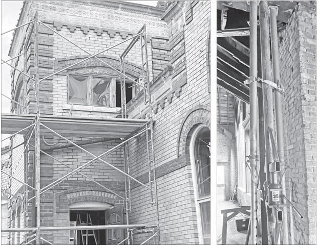 Preservation work continues at Bowers Community Center