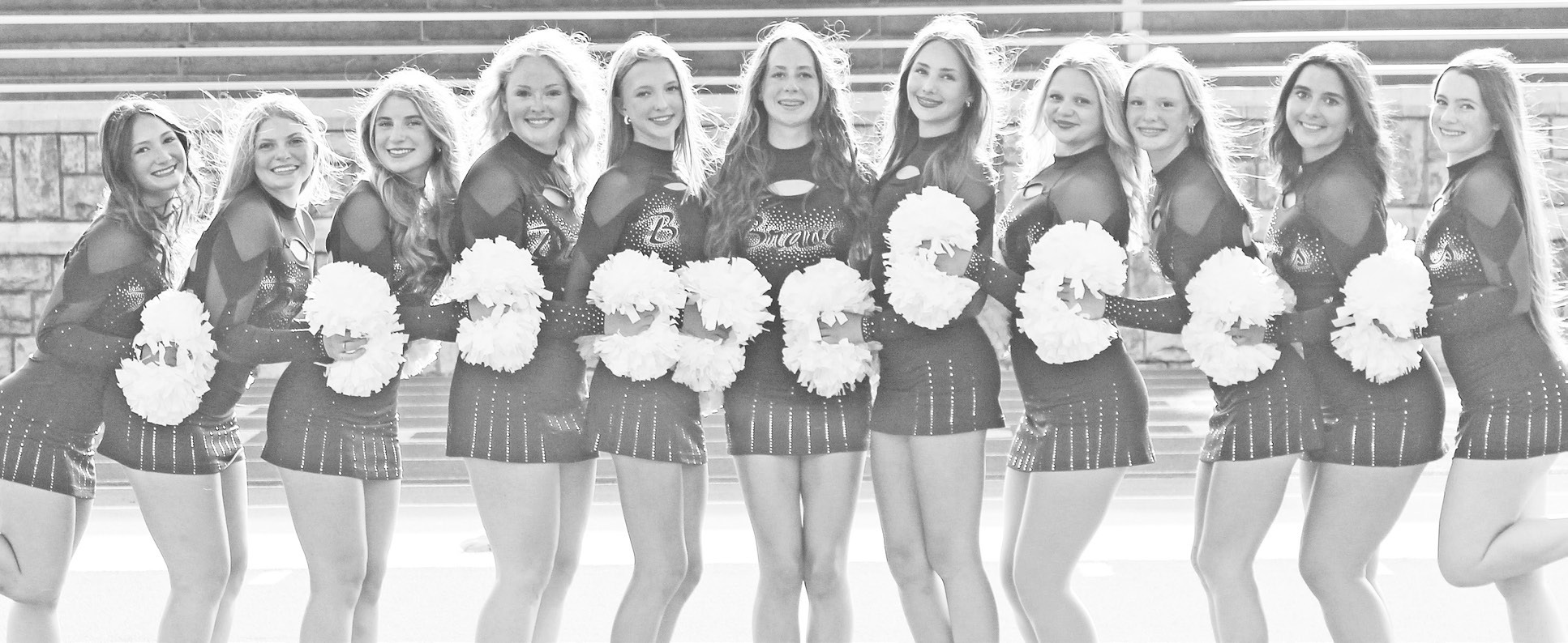 BRAVETTES -- The Council Grove High School Bravettes for the 2026-27 season are (L to R): Neenah Hestermann, Marlie Hayes, Claudia Simecka, Peyton Ryff, Madison Forge, Mazie Hayes, Quinley Sowers, Betsy Doornbos, Tenley Wilkens, Lucy Palmquist and Capri Gant. The Bravettes are coached by Keeley Reddick.