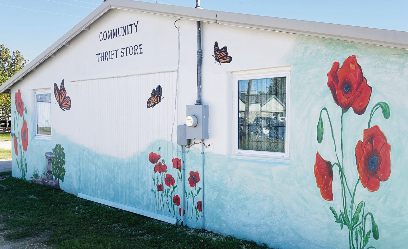 Sisters transform Community Thrift Store with murals honoring their mother