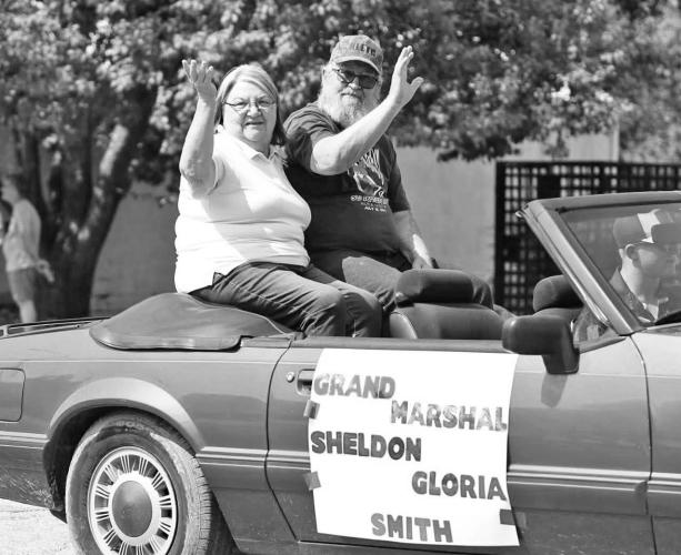 Although hot, it was a festive weekend in Alta Vista for Old Settlers Days. Long-time residents Sheldon and Gloria Smith (above) were named as grand marshals of the event. Photo: Brandy Villalobos