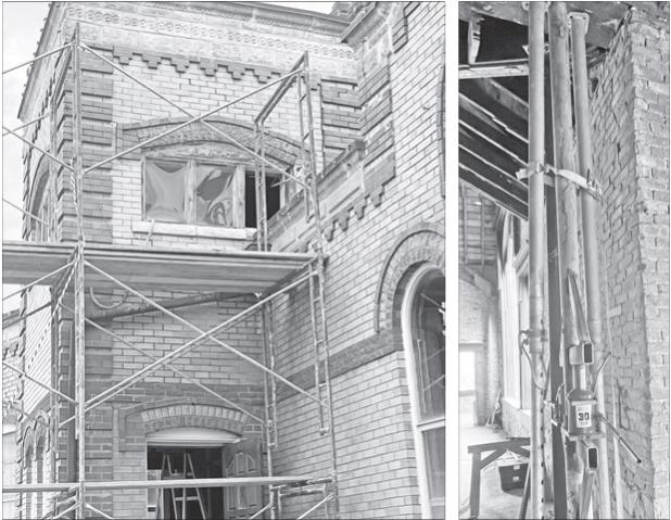 Preservation work continues at Bowers Community Center