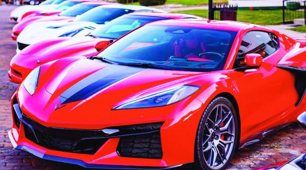 CORVETTES CRUISE INTO COUNCIL GROVE