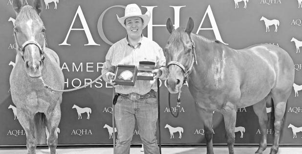 ACCOMPLISHED COMPETITOR – Council Grove High School senior Logan Hickey has earned numerous state and world championship honors in rodeo and quarter horse competition, including a $2,500 scholarship. He also qualified for national competition in trap shooting.