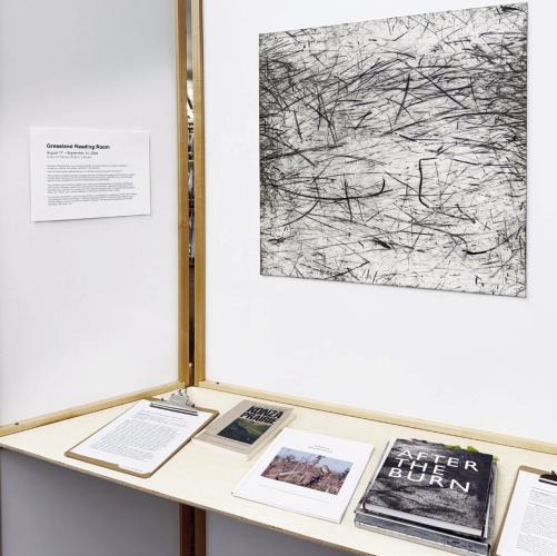 The Grassland Reading Room traveling exhibition is free and open to the public during regular Council Grove Public Library hours through September 14.