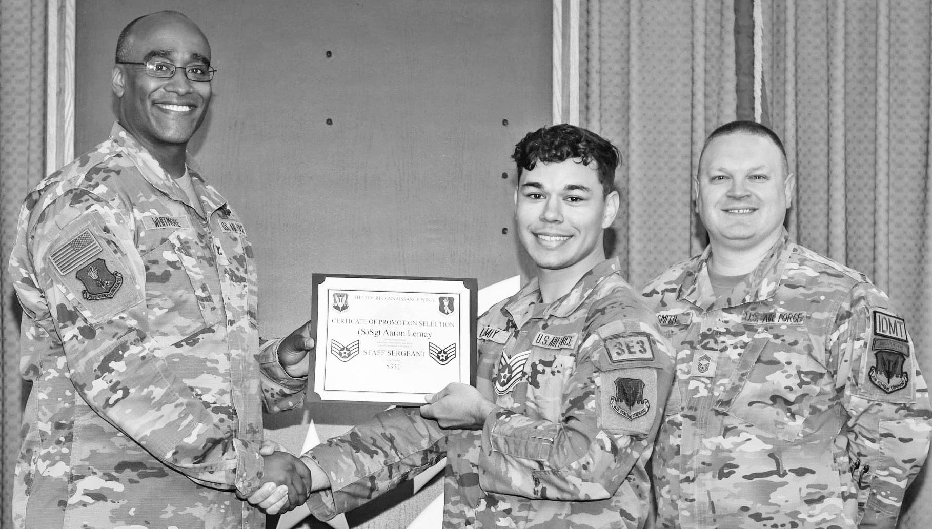 PROMOTED TO STAFF SERGEANT