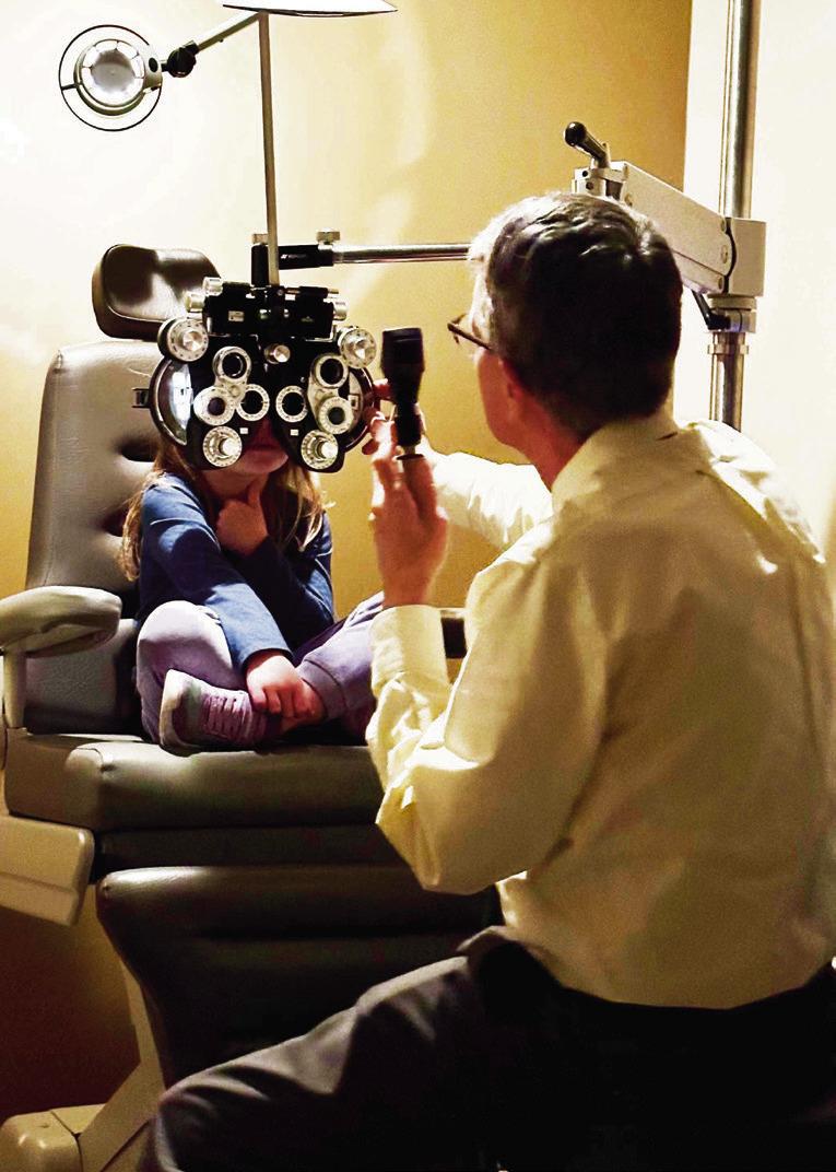 Lyla with Dr. Kevin Cline