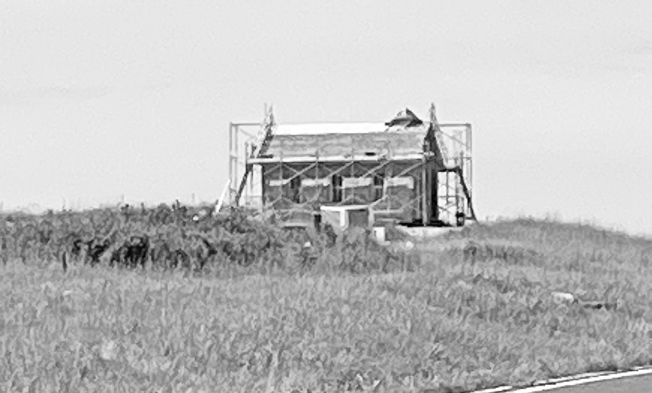 Preservation work at Lower Fox Creek School House