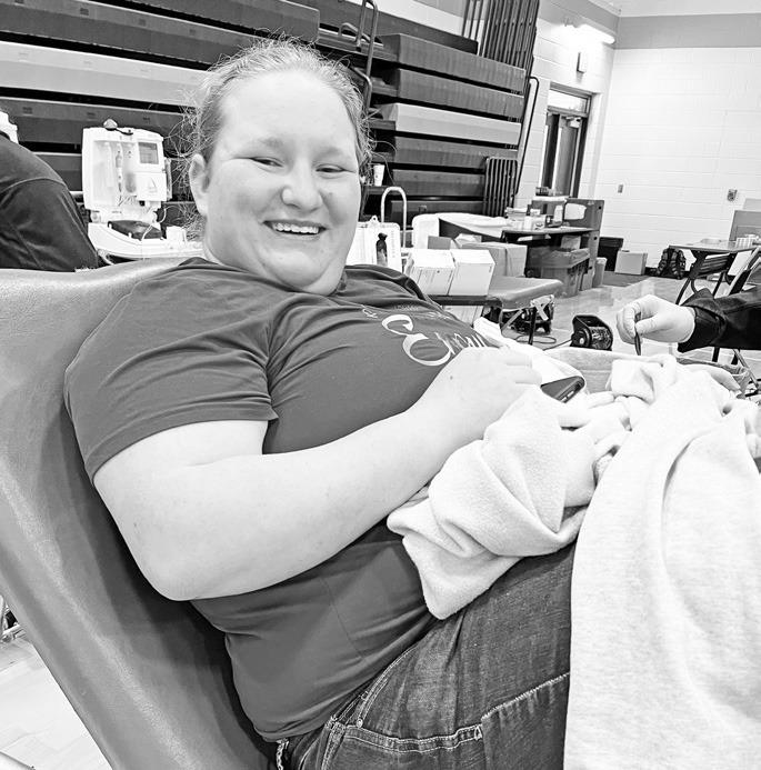 Emily Teter - first time donor