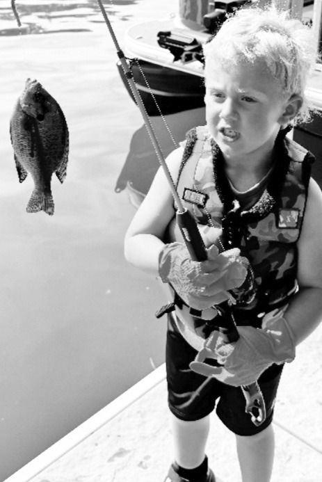 6 years-old, CG City Lake Sunfish: Dax Bolton, 4 years-old, CG City Lake