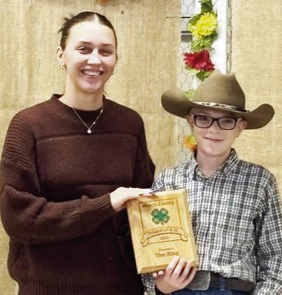 PRESENTED TOP 4-H AWARDS
