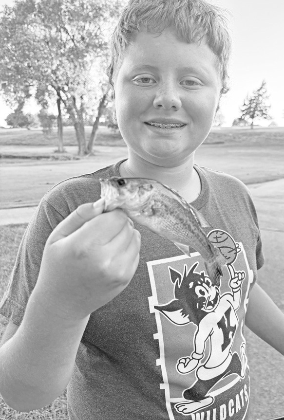 Bass: Sorin Swalley 13 years-old, Council Grove City Lake