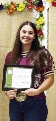 PRESENTED TOP 4-H AWARDS