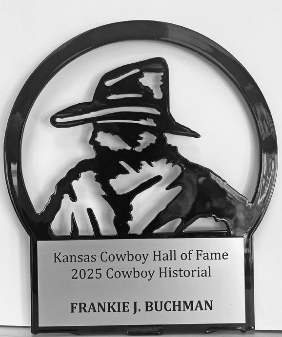 Frank J. Buchman inducted into Kansas Cowboy Hall of Fame