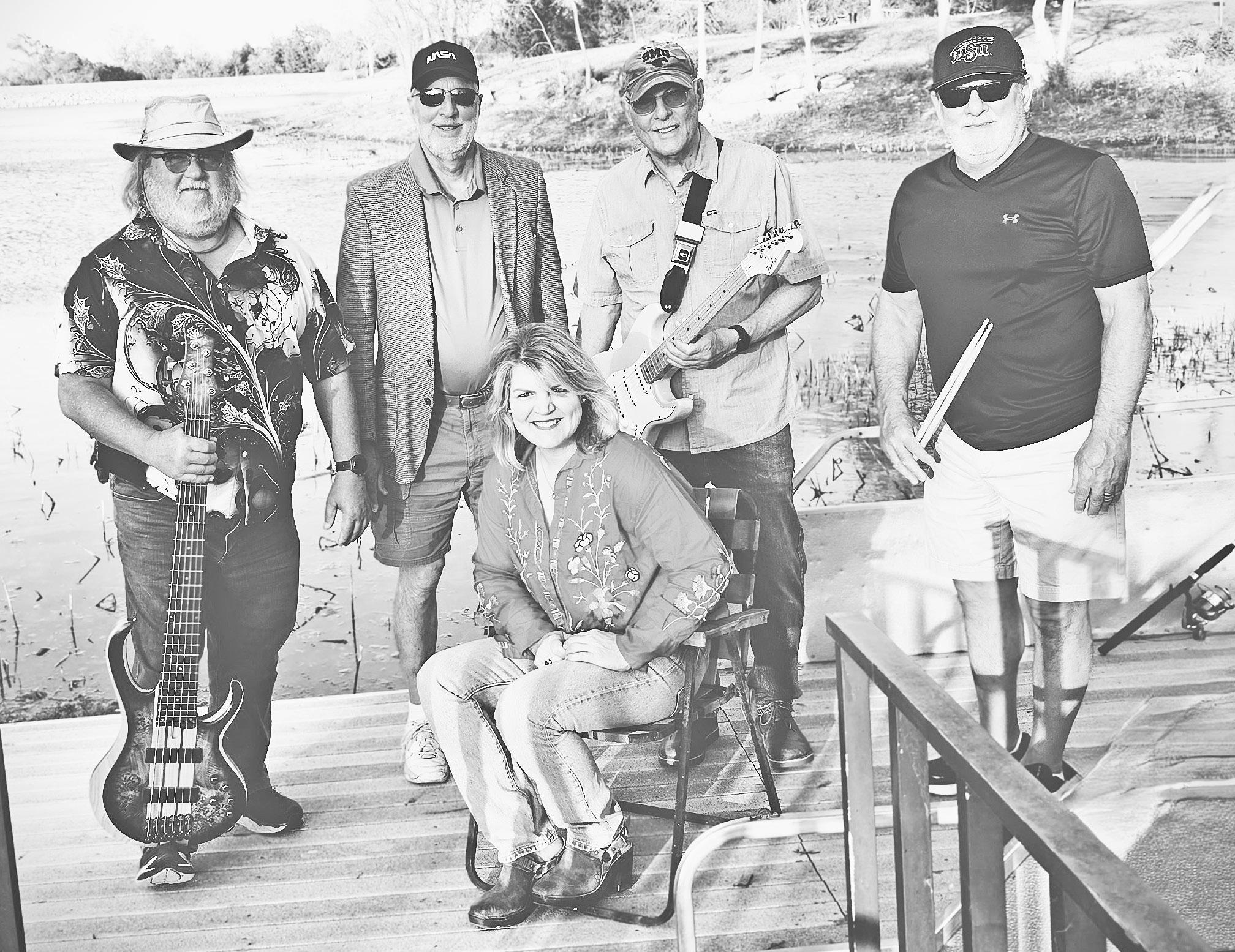 D &amp; The Deckhands are joining the City of Council Grove’s bicentennial festivities from 5-6 p.m. on Sunday, August 10. Pictured back row are bass player Ernie Condon, keyboardist James Steck, lead guitarist Rick Brandorf (currently on hiatus) and dr