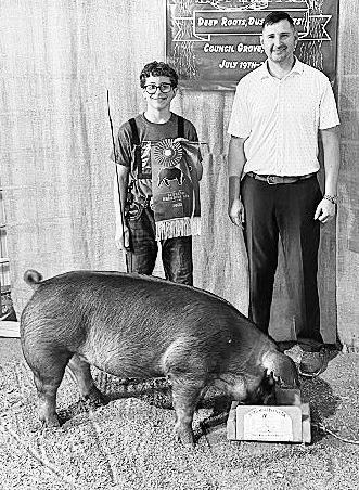 Grand Champion Breeding Gilt • Logan Bunn