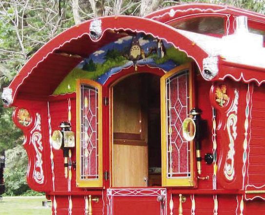 GYPSY WAGON CAMPS AT COUNCIL GROVE...