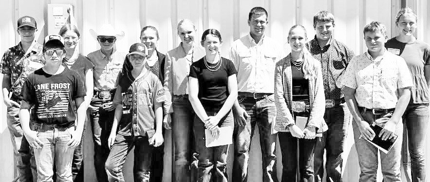 Flint Hills District 4-H members competed in Livestock Judging