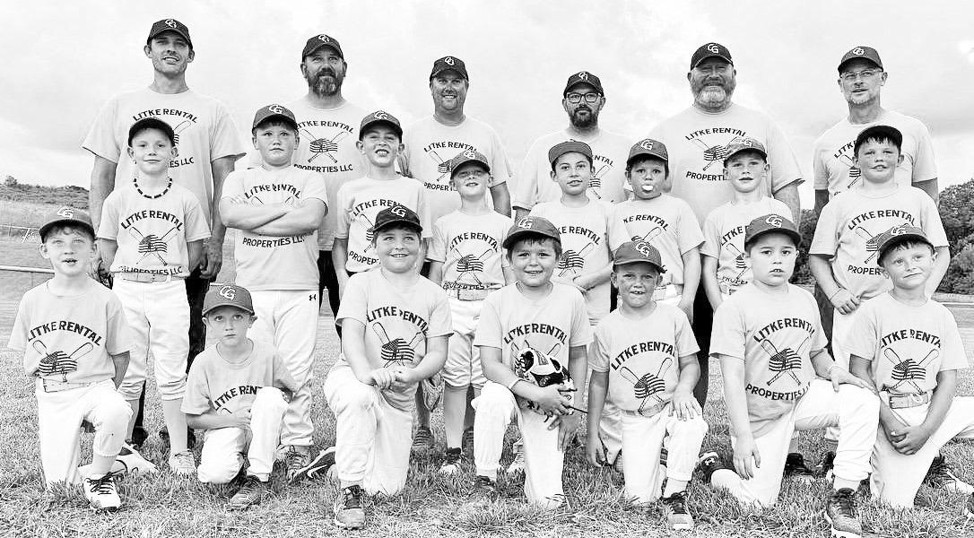 LEAGUE CHAMPIONS -- The CG A 1st-2nd grade boys coach pitch baseball team finished their regular season last week with an 8-2 record which earned them the title of Flint Hills League West Champions for the regular season. They are in tournament play this 