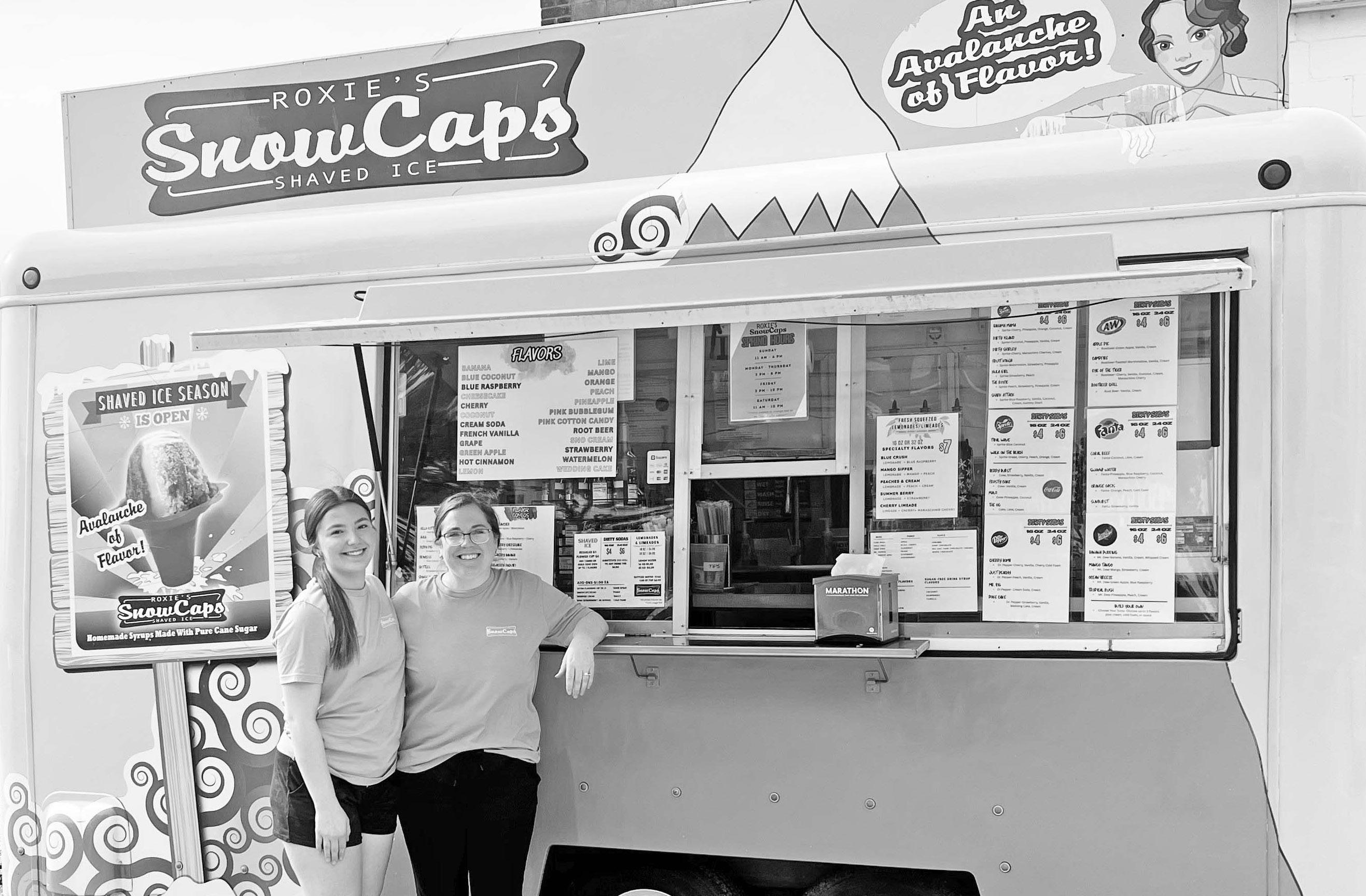 OPEN FOR BUSINESS -- Roxie’s SnowCaps is now open at 10 Wood St., Council Grove. The sweet treat business is a culmination of a 15-year passion for owner Amanda Craige.