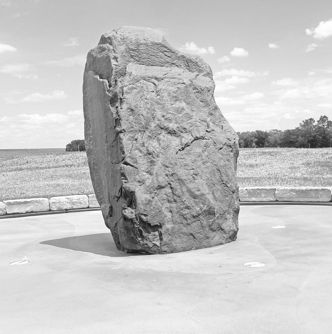 Iⁿ ‘zhúje ‘waxóbe (Sacred Rock) Is At Home At Allegawaho