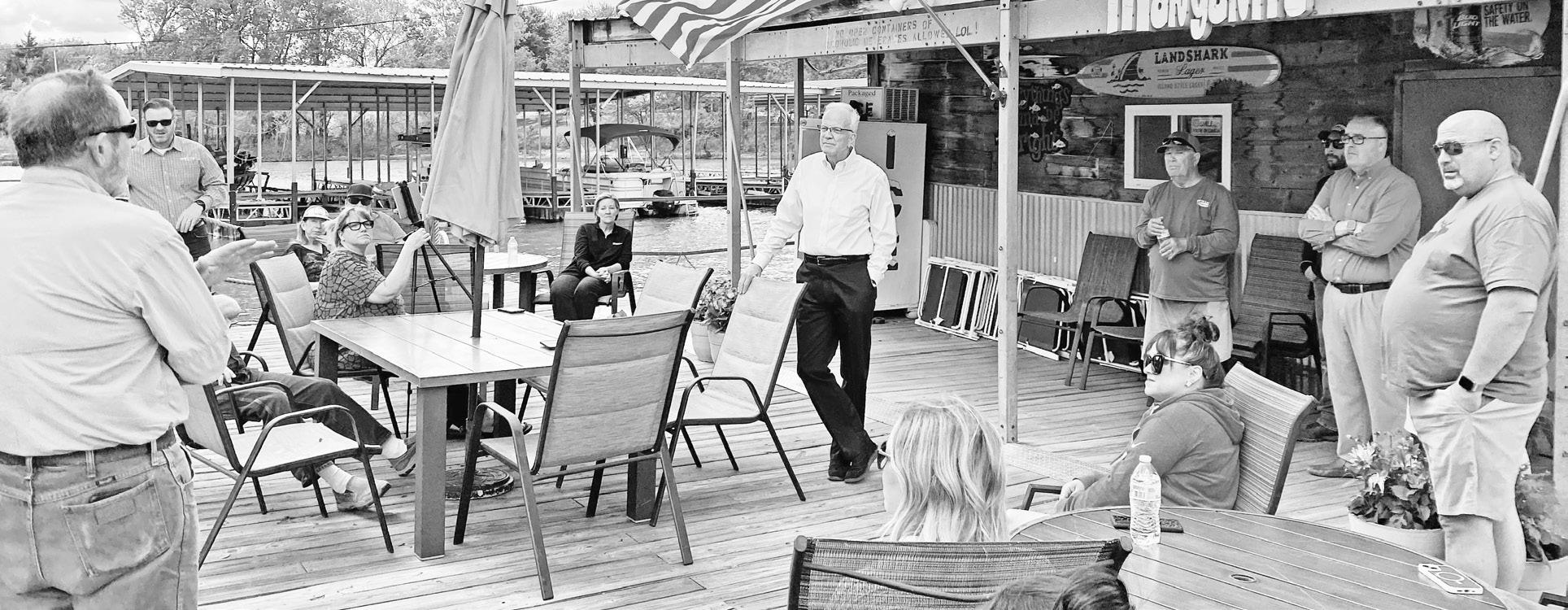 SENATOR MORAN HEARING LAKE CONCERNS . . . Senator Jerry Moran’s office announced on Friday that the Senator would be at the Council Grove Marina Friday afternoon to address the exemption request by the Corps of Engineers to hire a ranger and seasonal wo
