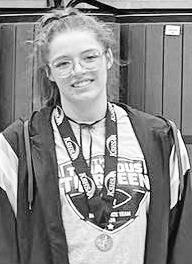Savanah Johnson 155 pound, 6th place medal