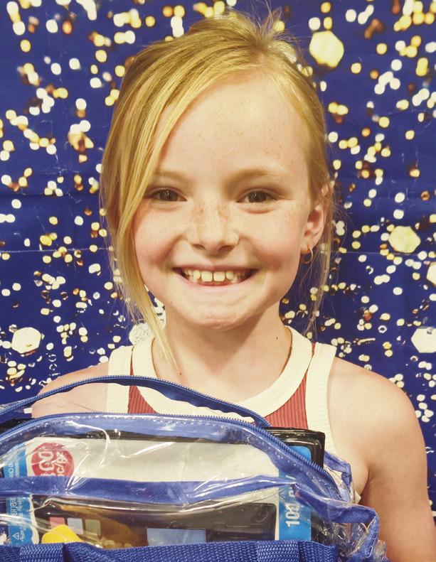 Madalynn Duke is 8 years-old and a student in Mr. Eidman’s second grade class. Her favorite color is blue. Madalynn says if she had one Superpower it would be invisibility. The best present she has ever received is an electric scooter. Her favorite acti
