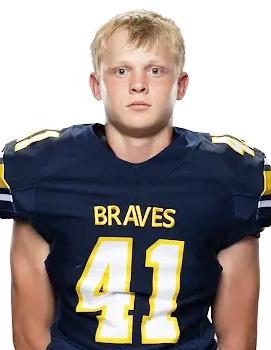 Braves Selected To Flint Hills All League 11 Man Football Team