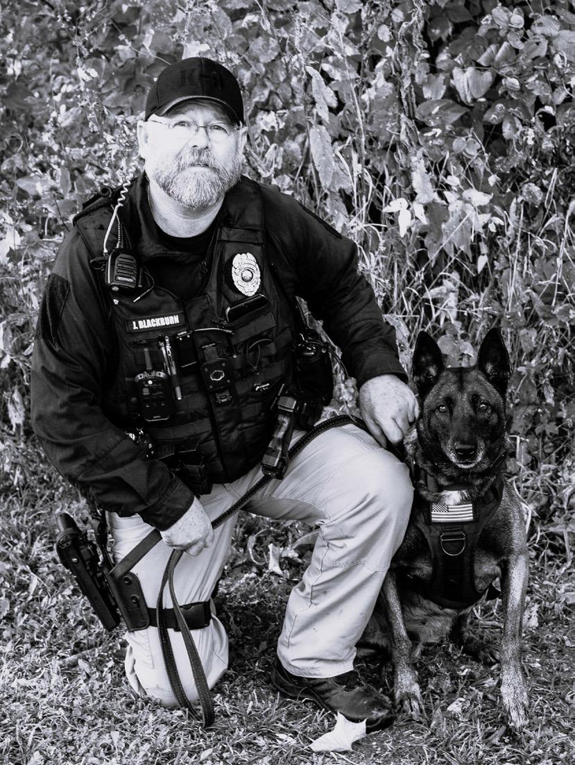 CG hosts statewide K-9 Training, Officer Blackburn and Abby lead the way