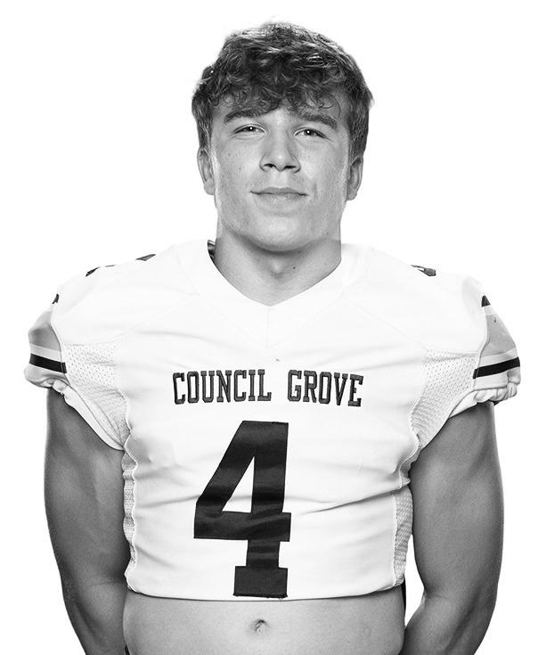 MONIHEN SELECTED FOR KANSAS SHRINE BOWL -- Council Grove High School Braves Senior Ace Monihen has been selected to play in the 52nd Kansas Shrine Bowl as a linebacker on the west team. Butch Hayes, head coach for the Braves, will be one of the coaches for the team. The Shrine Bowl will be played on Saturday, June 21, 2025, at Memorial Stadium in Dodge City. (Photo by Sister Act Photography)