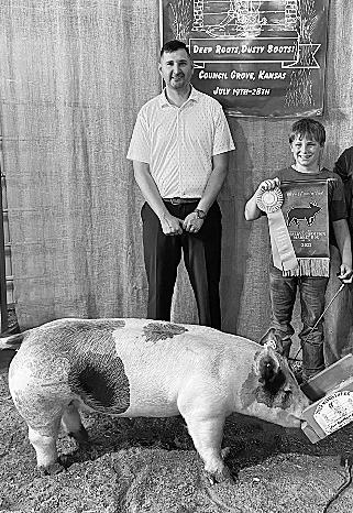 Reserve Champion Market Hog • Joshua Lautt