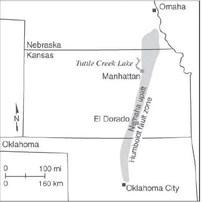 Nemaha Uplift Of Humboldt Fault Runs Through Flint Hills