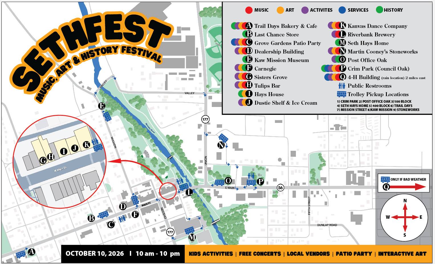 Sethfest to bring free music, art and family activities to Council Grove Oct. 10