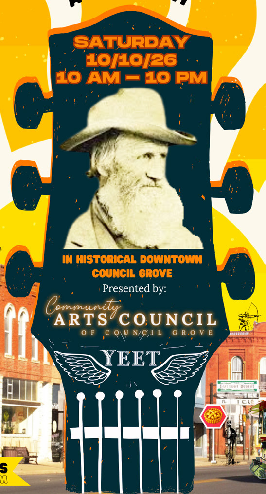 Sethfest to bring free music, art and family activities to Council Grove Oct. 10