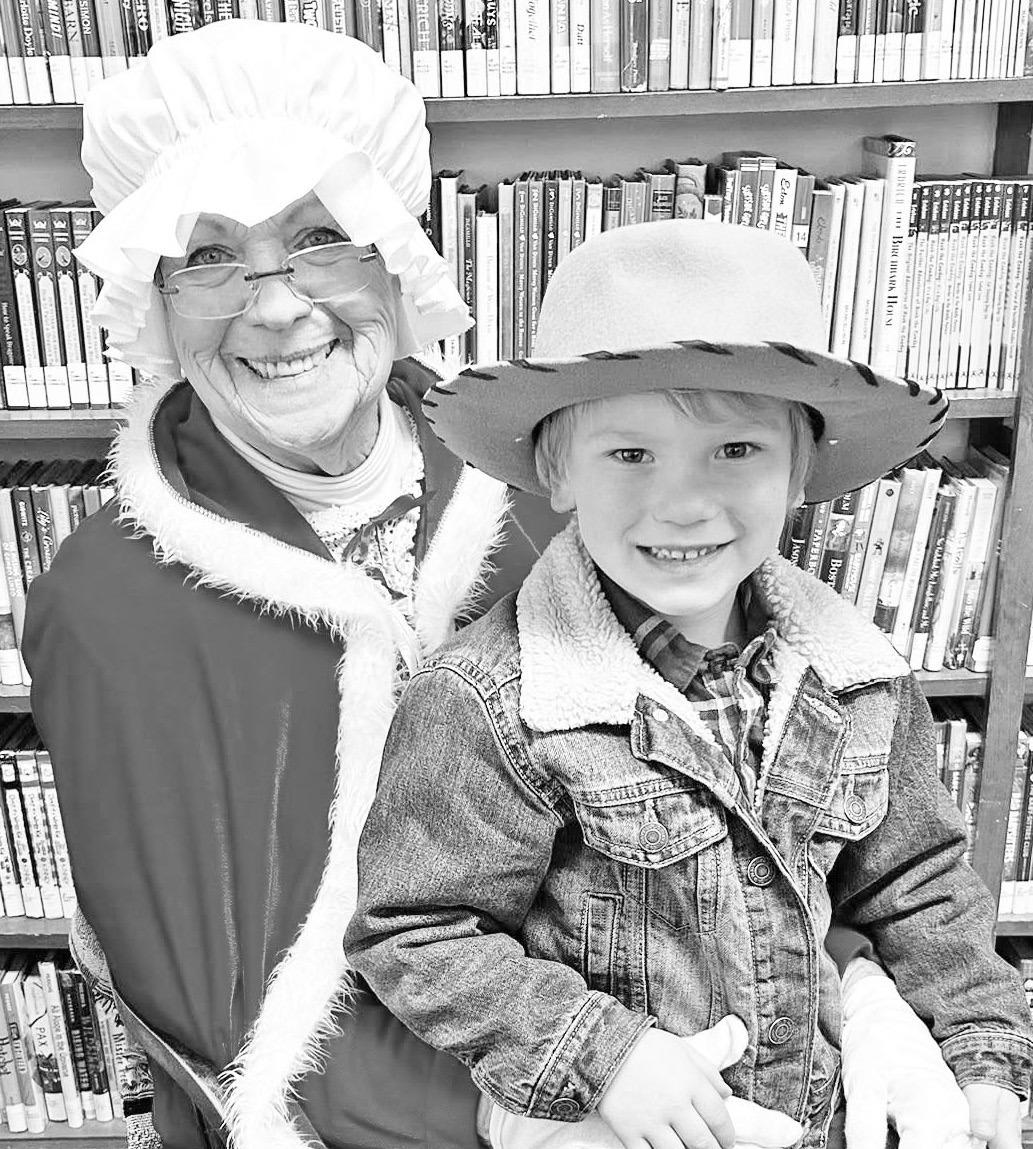 “Mrs. Claus is Coming to Town!” will take place at Burnley Memorial Library, 401 N. Oak St., Cottonwood Falls, on Saturday, December 13, 2025, from 9 to 11:30 a.m. Look closely. Mrs. Claus may be a familiar face to residents of both Chase and Morris c
