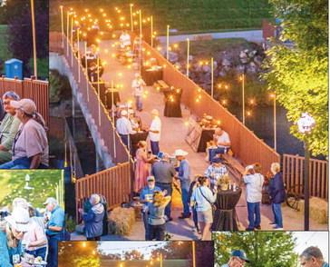 Above is a collage of some of the sights from Friday’s dinner on the Riverwalk