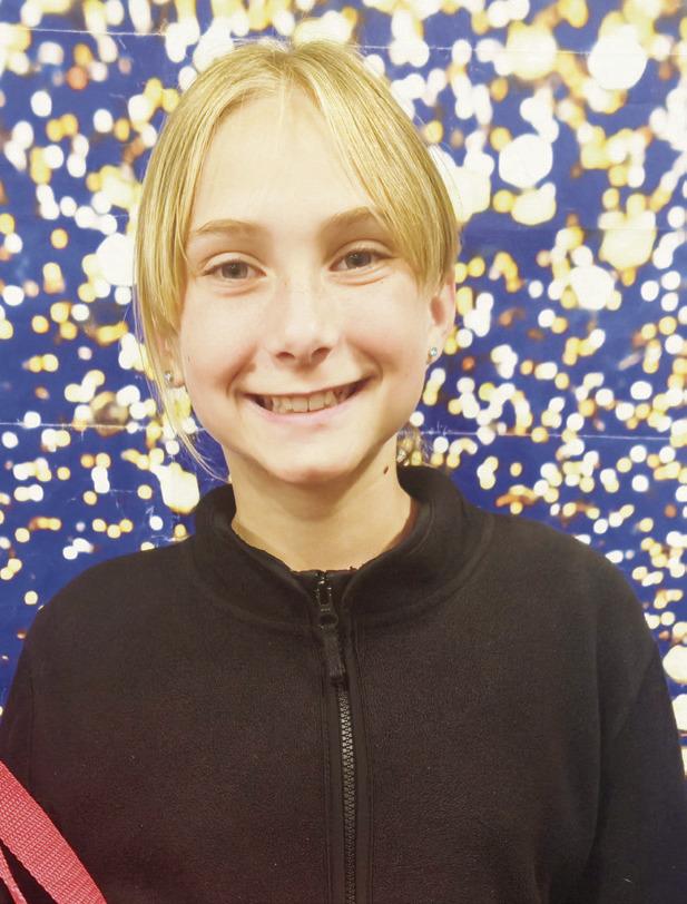 Mazzy Wyatt is 11 years-old and is in 5th grade. Her favorite color is purple. Mazzy says if she had one Superpower it would be to mindread. The best present she has ever received is a guitar. Her favorite activity after school is singing and skateboardin