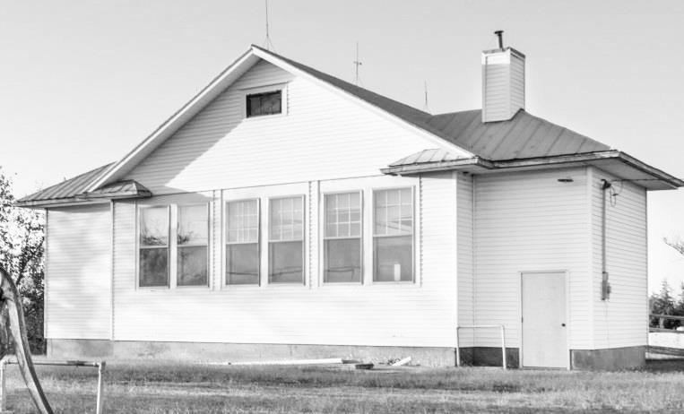Chalk Mound School, District #23, as it appears today. Photograph by Tom Parish, October, 2015.