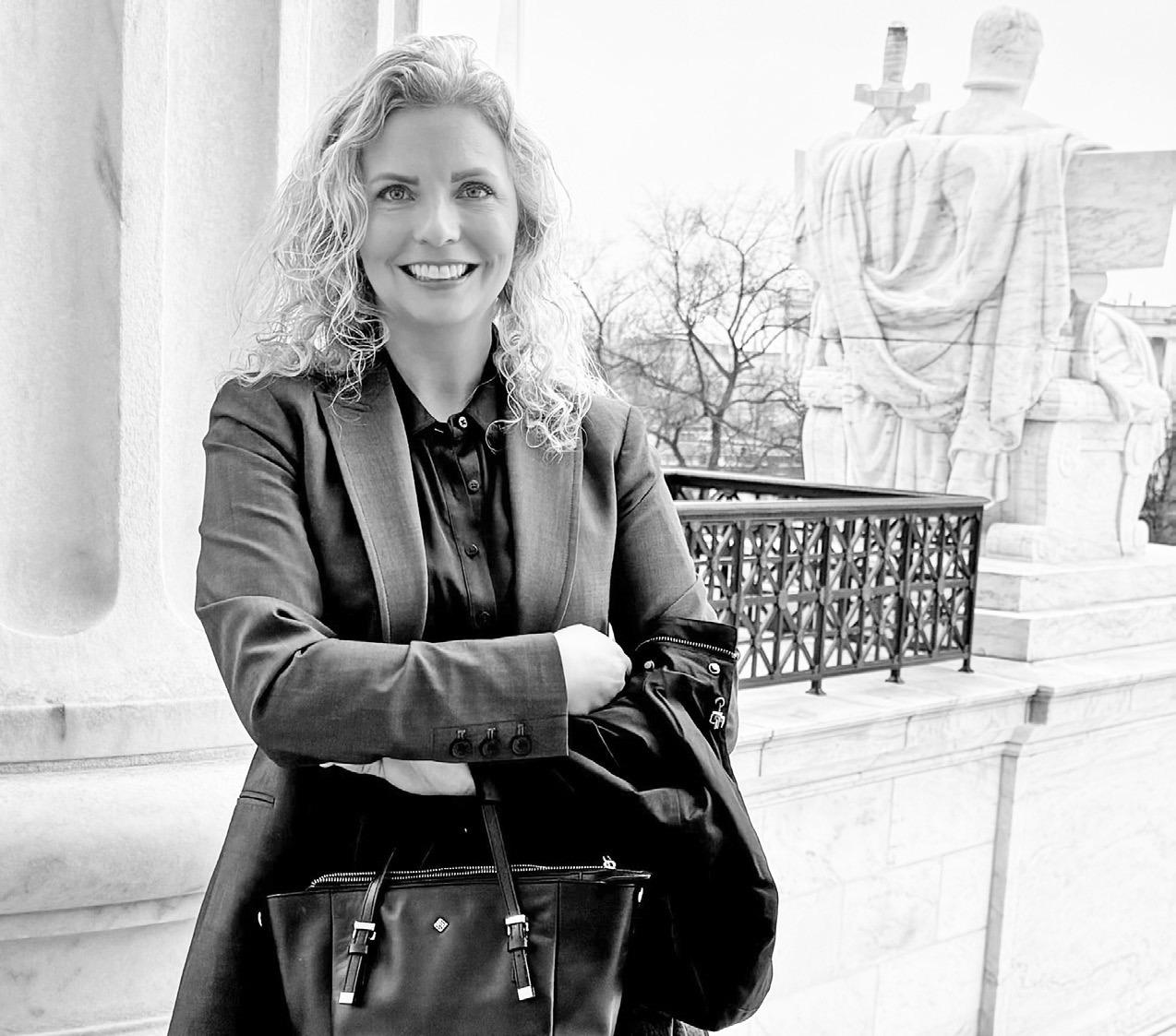 Ashley Iverson was admitted last week to the bar of the Supreme Court of the United States in Washington, D.C. The designation permits her to practice before the nation’s highest court and is granted to attorneys in good standing with at least three yea