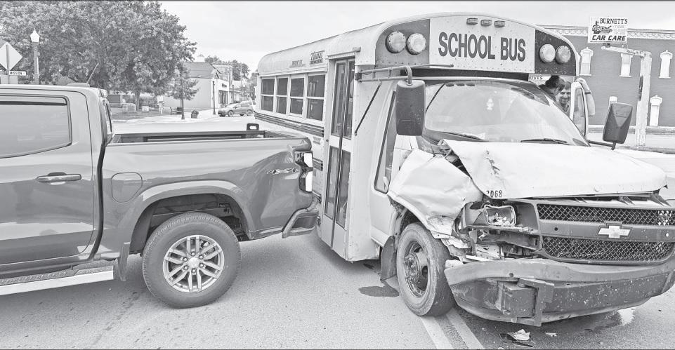 TRUCK AND BUS ACCIDENT