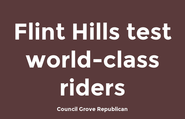 Flint Hills test world-class riders
