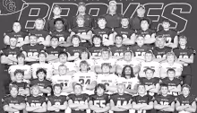2026 Council Grove High School Braves football team and coaches (Photo by Sister Act Photography)