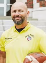 CONGRATULATIONS...to Chase County High School’s Head Football Coach Derick Budke, who has been named Head Coach, for Kansas Division 1 East 8-man All-Star Game in Beloit. Budke will be coaching the East Squad and assisted by Colby Hamel of Lincoln and J