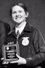 Macey Hensley excels at FFA convention