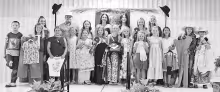 Fashion Revue Contestants at the Morris County Fair were Front row (L-R): Koltin Baseley, Erin Effland, Dixie Burton, Rylee Baseley, Lithé Thibodeaux, Màriette Thibodeaux, Paislee Yadon, Beatty Mayer, Camille Macy, Ava Butler, Jaylee Engel, Lakyn Parker