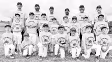 LEAGUE CHAMPIONS -- The CG A 1st-2nd grade boys coach pitch baseball team finished their regular season last week with an 8-2 record which earned them the title of Flint Hills League West Champions for the regular season. They are in tournament play this 