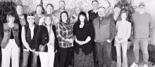 Members of Kansans for Conservation gathered in Council Grove last week, with volunteers traveling from communities across Kansas to participate alongside several local attendees. Back row, l to r: Rolland Trahoon, Emily Connell, Tim Connell, Sean Miller,
