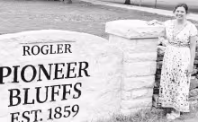 ARNDT NAMED OPERATIONS MANAGER AT PIONEER BLUFFS -- Annabelle Arndt has been named Operations Manager at Pioneer Bluffs, where she will work closely with Executive Director John Rogler and Donor Relations Director Lynn Smith.