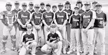BRAVES, 23-1, SEEDED 1ST -- The Council Grove High School Braves are the top seed in the Class 3A Regional 1. Team members pictured are - Back Row (L to R): David McDiffett, Reid Buttrey, Grady Kepley, Mason Wilkens, Warren Longren, Mason Bowman, Colson H