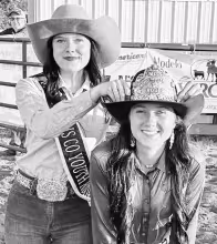 Rylee Williams was crowned the 2026 Miss Morris County Youth Rodeo Queen on Saturday by Kaylee Ehrlich, the 2025 titleholder.